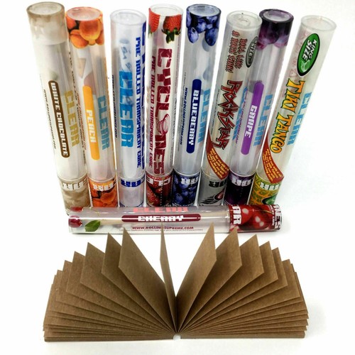 Cyclone pre rolled clear - clear, cones