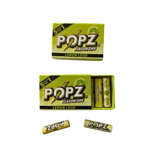 Popz lemon loud flavoured - loud, tips