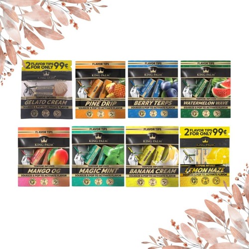 King palm flavoured - tips, pack