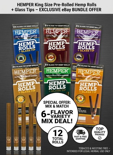 Hemper king size pre - size, rolled